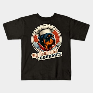 Chef Rottweiler Kids T-Shirt